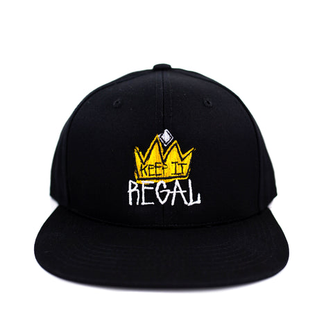 Keep It Regal "Black" Snapback Hat