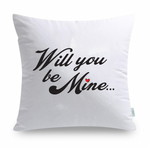 "Will You Be Mine" Pillow Set